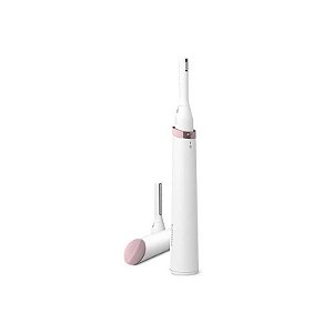 Aparador de Cabelo Philips HP6389/00 Bateria AAA - Branco e Rosa
