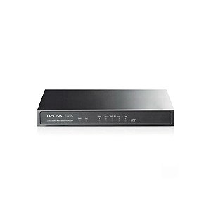 Roteador TP-Link TL-R470T com Balanceamento de Carga e 4 Portas - Cor Preto