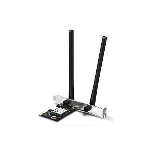 Adaptador Wi-Fi PCI-E Mercusys MA80XE AX3000 com Bluetooth - 2402/574MBPS - Preto