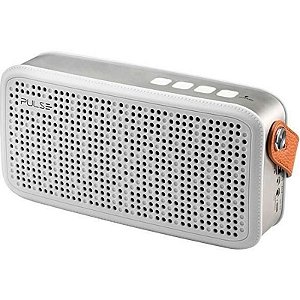 Alto-Falante Bluetooth Pulse Sp248Sa Em Branco E Prata