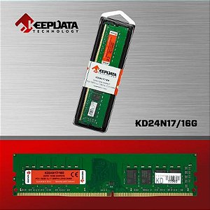Memória Ddr4 16Gb 2400Mhz Keepdata Kd24N17/16G