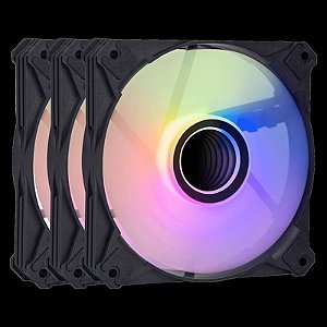 Ventilador Cooler Darkflash INF8 3 em 1 - Preto e Eficiente para Seu Ambiente