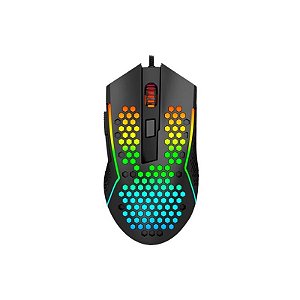 Mouse Gamer Redragon Reaping RGB USB 2.0 - Preto com Iluminação Personalizável