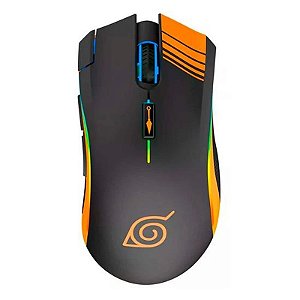 Mouse Gamer Checkpoint Leaf Naruto MX-200 RGB 10000 DPI Preto