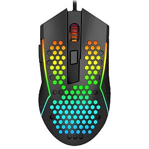 Mouse Gamer Redragon M987-K Reaping USB RGB - Preto com Iluminação Personalizável