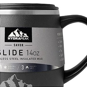 Caneca Garrafa Térmica Copo Térmico Hp Slide 14 Graphite 414Ml