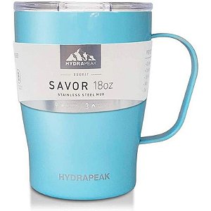 Caneca Térmica Hydrapeak Hp-Savor-18 Azul Nuvem 532Ml