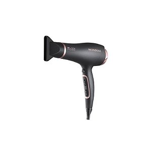 Secador de Cabelo Mondial SC 37 Preto Rosa 220V