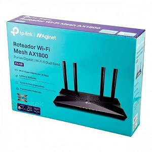 Roteador TP-Link EX220 AX1800 Dual Band WIFI6 - Alta Performance e Conectividade Estável