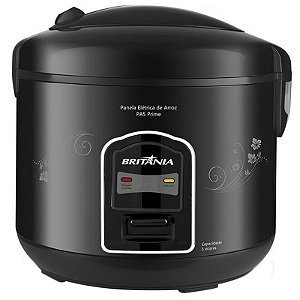 Panela Elétrica Britânia PA5 Prime - 300W, 1.5L, 220V, Preta - Cozinha Prática e Rápida