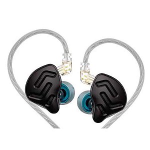 Fone de Ouvido In-Ear KZ Zna com Microfone - Preto