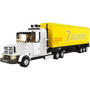 Caminhão Container de Bloquinhos Wange - 4972 (333 Peças)