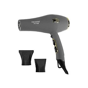 Secador de Cabelo Prosper P-7700 6000W 220V Cinza e Dourado - Alta Potência