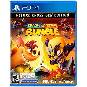 Jogo Crash Team Rumble Edição Deluxe Cross Gen - PS4