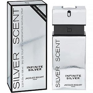 Perfume Jacques Bogart Silver Scent Infinite - Eau de Toilette Masculino 100ML