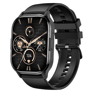 Smartwatch G-Tide S3 Pro Bluetooth com Pulseira Adicional - Cor Preta