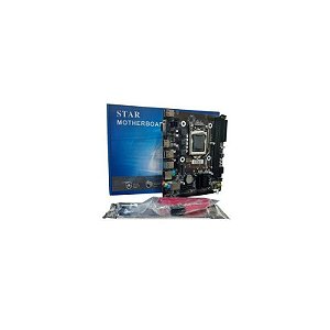Placa Mãe Star B85 LGA 1150 – Rede 10/100/1000, NVM2 e USB 3.0