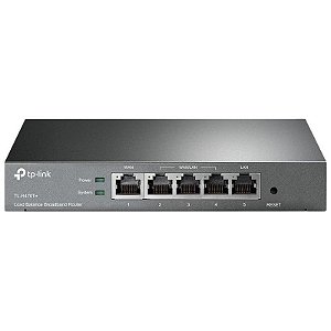 Roteador Tp Link TL-R470T 10/100Mbps Balanceador de Carga para Internet Banda Larga