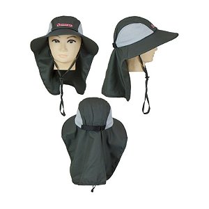Chapéu De Sol Cinza Com Proteção Uv Supreme X930