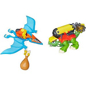 Brinquedo de Construção Chomp Squad E2759 Hasbro - Dino Crew 2 - Embalagem