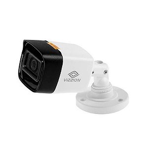 Câmera de Vigilância FHD Vizzion VZ BD0T ITFS 2.8mm 2MP - Áudio 1080 - Visão Noturna 25M