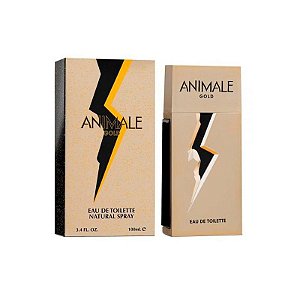 Perfume Animale Gold Eau De Toilette Masculino 100Ml - Fragrância Sofisticada E Duradoura.