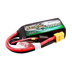 Bateria Gens Ace 11.1V 2200mAh 35C 3S com Conector XT60 para Modelismo