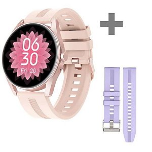 Relógio Inteligente G-Tide R3 com Bluetooth - Cor Rosa