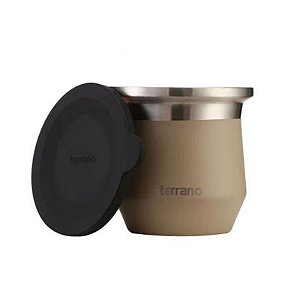 Cuia Terrano Arena com Tampa 170ML - Modelo AC403060472