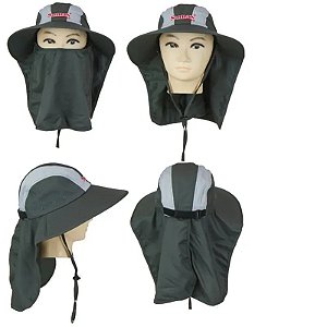 Chapéu Sumax Cinza Com Proteção Uv - Modelo Sb-1702C