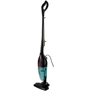 Aspirador Portátil Vertical Mega Star Vc1204 2 Em 1 600W 220V Preto E Turquesa