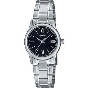 Relógio Analógico Feminino Casio LTP-V002D-1B3UDF - Elegância e Precisão
