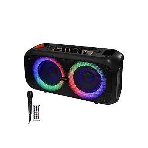Caixa de Som Bluetooth Prosper P-1424 10W RMS com USB e Rádio FM - Preta