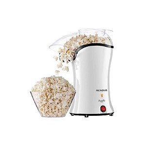 Pipoqueira Elétrica Mondial PP-04 - 220V - Branca com Design Moderno