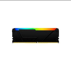 Memória RAM DDR4 Kingston Fury Beast 8GB 2666MHz RGB - KF426C16BB2A/8 Black