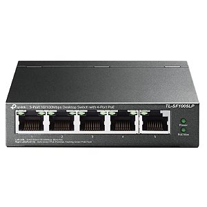 Switch de Rede TP-Link TL-SF1005LP 5 Portas 10/100Mbps