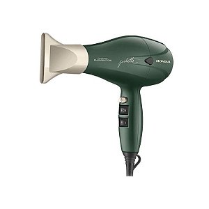 Secador de Cabelo Profissional Mondial 2000W Verde Oliva Dourado