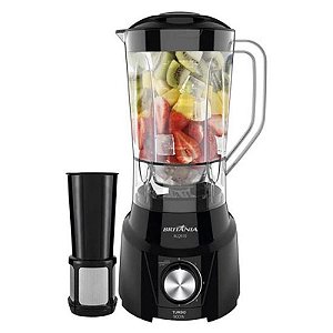 Liquidificador Britânia BLQ970P Turbo 900W com Filtro - Preto - 110V