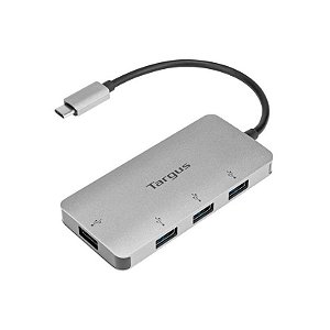 Hub Targus ACH226BT USB-C com 4 Portas USB-A para Conexão Eficiente