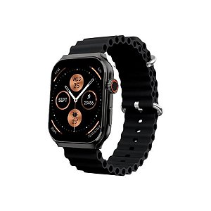 Smartwatch FTX F25-BB - Preto com Monitoramento de Saúde e Conectividade Avançada