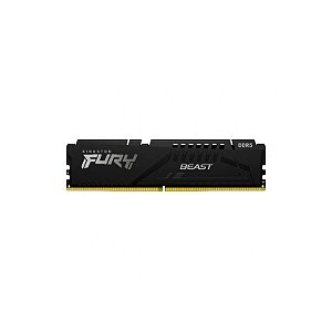 Memória RAM DDR5 8GB 5600MHz Kingston Fury Beast Preta