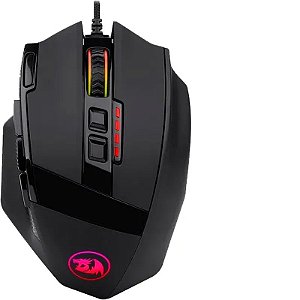 Mouse Gamer Redragon Sniper M801-Rgb Com Fio - Preto E Iluminação Personalizável