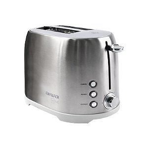 Torradeira Aiwa AW-TD1729A 800W com 7 Níveis de Temperatura - Prata