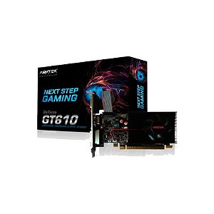 Placa de Vídeo Arktek Nvidia GeForce GT 610 1GB DDR3 - Desempenho Confiável para Jogos e Gráficos