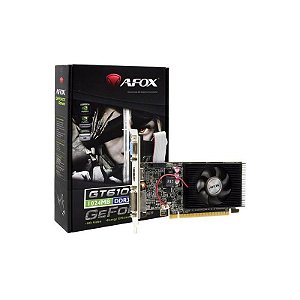 Placa de Vídeo Afox NVIDIA GeForce GT 610 1GB DDR3 - Desempenho Gráfico Confiável
