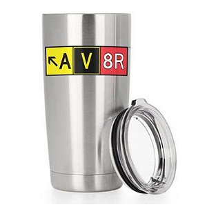 Caneca Térmica AV8R em Aço Inoxidável para Presentes