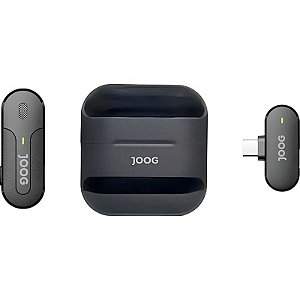 Microfone Sem Fio Joog JM1 USB-C - Ideal para Smartphones.
