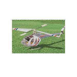 Fuselagem Hughes 500 Branca