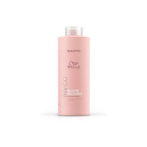 Shampoo Wella Recharge Cool para Cabelos Loiros - 1 Litro