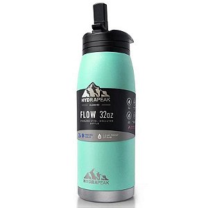 Garrafa De Água De Alto Desempenho Hydrapeak Hp-Flow-32-Aqua 946Ml